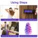 MSDADA Hair Chalk Comb for Kids - Washable Temporary Hair Color Dye - Girls Gifts for Christmas & Halloween - 5 Pink + 5 Purple - Buy Online on GoSupps.com