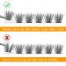 PURLEOR Cluster Lashes 60 Pcs | Individual Eyelash Extensions C Curl | 8-16mm | DIY Manga Lash | Makeup - Buy Online on GoSupps.com