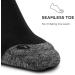 Feetures Plantar Fasciitis Relief Cushion Sock - Arch Support for Men & Women - No See Through - Black - Buy Online on GoSupps.com