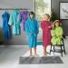 Erwin M ller Children's Bathrobe with Zipper - Soft 100% Cotton Turquoise Size 98/104 - Plush & Durable with Pockets - Buy Online on GoSupps.com