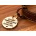 UKR Designs Deep Engraved in Thick Solid Brass or Stainless Steel Dog Tag/Pet ID Tag - Buy Online on GoSupps.com