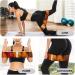 Shop Resistance Bands - Orange & Yellow Leaves Printed Elastic Fitness Bands for Effective Leg Workouts - Buy Online on GoSupps.com
