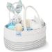 Nuly Kids Baby Diaper Caddy Organizer - Nursery Storage Basket for Boys & Girls  Large Bag & Car Bassinet with Removable Inserts  Newborn Care Items  Baby Registry Must Haves  100% White Cotton  White - Buy Online on GoSupps.com