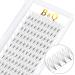Finished eyelashes 6D-C-0.07-9 Point basic eyelash extensions 3D 4D 6D 10D eyelash extension 0.05 0.0.10 Volume eyelashes B & q eyelashes c d curl black (6d-c-0.07mm) 6d-07c-9mm