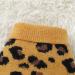 FAMKIT Dog Sweater - Leopard Pattern Winter Knitwear for Small Dogs (3-5KG) - Warm Yellow Puppy Clothes - Buy Online on GoSupps.com