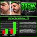 GROW Beard Roller Growth Kit - Ultimate Beard Kit for Men | Stimulate Hair Follicles & Boost Growth | Suitable for All Skin Types | Ships Internationally - Buy Online on GoSupps.com