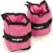 MAXXIVA Weight Cuffs - Pink 2x1kg Iron Sand Weights for Jogging Running & Workout - Arm & Leg Resistance Training - Buy Online on GoSupps.com