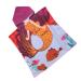FEBE Bath Poncho Children's Bath Towel with Hood Bathrobe for Toddler Mermaid 3