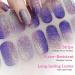 CBOIC Half Hardened UV Gel Strips - 22PCs Self-Adhesive Purple Glitter Gradient Nail Foils | Long-Lasting Gellack Wraps for Perfect Nails - Buy Online on GoSupps.com