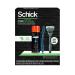 Schick Hydro Shave Gift Box contains 4 items 1 Edge Sensitive Shave Gel 1 Hydro Skin Comfort Sensitive Razor 1 up 1 Hydro Skin Comfort Sensitive 2 ct Refill 1 Hydro Precision Trimmer