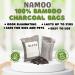 Namoo Natural Air Purifying Charcoal Bags - 10 Pack, Odor Eliminator with Hooks, Suction Cups - 200g x 4 Pack + 75g x 6 Pack - Buy Online on GoSupps.com