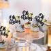 Gyufise 24Pcs Bumble Bee Oh Baby Cupcake Toppers Glitter Oh Babee Cupcake Picks Honeybee Cake Decorations for Bee Theme Baby Shower Kids Birthday Party Supplies Black Style 5-Black - Buy Online on GoSupps.com