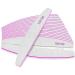 Nail files nail files 100/180 grit nail files for gel nails 12PCs Professional nail files for acrylic nails double -sided pantry board nail files set for nail studio violet 100/180 for wrong nails