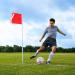 Champion Sports Spring Loaded Steel Base Soccer Corner Flags Red  One Size - Buy Online on GoSupps.com