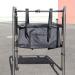 Walker Bag for Folding Walker - Detachable Large Capacity Waterproof Hands Free Thermal Attachment with Pouches Hook & Loop | for Elderly(Black/Purple) Fovolat - Buy Online on GoSupps.com
