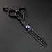 High-end blue diamond black Japanese scissors 440C stainless steel scissors fast cutting hairdressing tools scissors (set) - Buy Online on GoSupps.com
