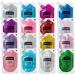 Mermaid Sequins Face Glitter Gel - Holographic Chunky Body Glitter for Face, Clavicle, Hair, Arm, Nail, Eyeshadow - Festival Nightclub Party Makeup - Waterproof Body Shimmer (Ruby 16) - 1.4oz - Buy Online on GoSupps.com