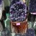 Natural Crystal Rough 1000g Natural Crystals Cluste Amethyst Cluster Geode from Uruguary Amethyst +Wood Base - Buy Online on GoSupps.com