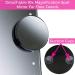 Absolutely Luvly Natural Daylight Lighted Makeup Mirror with Touch Screen Dimming and 10X Magnification Spot Mirror - Buy Online on GoSupps.com