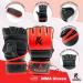 Kruzak Half-Finger MMA Gloves for Men and Women - Red Small-Medium - Buy Online on GoSupps.com