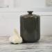 Stoneware Garlic Keeper Canister - Boston Warehouse Grey Reactive Glaze | Shop Now - Buy Online on GoSupps.com