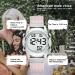 Buy HORKENT Digital Speech Watch for Visually Impaired American Accent LCD Big Numbers Beige | Ideal for Seniors & Blind - Buy Online on GoSupps.com