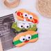 Funny Hamburger Sleep Mask for Women | Soft Travel & Nap Eye Mask with Elastic Strap - Perfect for Rest & Relaxation - Buy Online on GoSupps.com