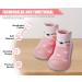 Dookeh Baby Girl Pink Soft Sole Sneakers | Non-Slip First Walking Shoes 2-3 Years | Toddler Infant Babygirl Sock Shoes - Buy Online on GoSupps.com