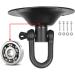 Hunter Professional Speedbag Swivel, Heavy Bag Hangers Brackets for Wood Beam - Multi-Direction Swivel Heavy Duty Ceiling Hook Hanger Black