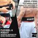 Everleven Premium Real Leather Weight Lifting Belts for Men & Women | Fitness Gym Bodybuilding Strength Sport - Choose Black M/L - Buy Online on GoSupps.com