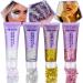 Jewan Body Glitter Gel - 4 Pieces of Chunky Glitter for Hair Face & Body | Festival Makeup & Party Essentials - Buy Online on GoSupps.com