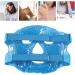 Facial Mask Sleeping Hot Cold Compress Gel Bead Face Cover Soft Swelling Stress Relief Heat Ice Pack Face Cover Dark Blue - Buy Online on GoSupps.com