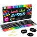 Shuttle Art Chalk Markers, 30 Vibrant Colors Liquid Chalk Markers Pens for Chalkboards, Windows, Glass, Cars, Water-based, Erasable, Reversible 3mm Fine Tip for Office Home Supplies 30 Colors