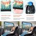 iZoeL Car Sun Shade 2pcs 100X80cm for Baby & Pets - Full UV Protection | Car Window Shades for Kids & Children | Sun Visor for Cars | Baby Sunshade Blinds - Buy Online on GoSupps.com