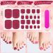 704 Pieces Toenail Polish Stickers - Self-Adhesive Full Cover Decals with Nail Files for Women & Girls - Classic Style - Buy Online on GoSupps.com
