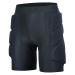 beroy Padded Shorts Protective Hip-Butt-Tailbone - 3D Protection for Ski Skate Snowboboard Soccer Football All black X-Large