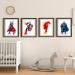 8pcs Superheroes Watercolor Art Posters - Canvas Wall Art for Kids' Rooms | Anime Murals & Decorations | Perfect Boys' Gifts - 22x31cm (Unframed) - Buy Online on GoSupps.com