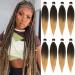 Xtrend EZ Braids 8 Packs Appeared Hair extensions for braids simply for boxing braids hair shadow blond setting of the warm water hair extensions made of synthetic fiber T27# 30 POUCES (paquet de 8) T27#