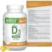 Benemax Vitamin D3 2500 IU For Healthy Bones Teeth and Helps Prevent Vitamin D Deficiency Plant Based & Vegan 360 Day Supply - Buy Online on GoSupps.com