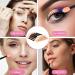 50Pcs Disposable Dual Sided Eye Shadow Applicators Set - Black Sponge Brushes for Women and Girls - Buy Online on GoSupps.com