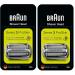 BRAUN 32S Series 3 Shaver Foil and Cutter Head Replacement Cassette 2 Count by Braun