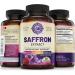 100% Pure Saffron Supplements for Weight Loss, Eye and Heart Health - Metabolism Booster & Appetite Suppressant - 90 Capsules - Buy Online on GoSupps.com