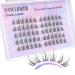 Manga Lashes Cluster Mixed Length Natural Look Manga Eyelashes Extension Wispy DIY Lash Individual Hybrid Asian 10mm-14mm Anime Cluster Lashes Pack by Lanflower