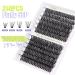 ALICE DIY Lash Clusters - 240PCS Natural 40D D Curl Eyelash Extensions | Faux Mink Individual Lashes (14-20mm - Buy Online on GoSupps.com