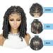 14 Double Full Lace Knotless Box Braided Wig for Black Women | Synthetic Short Bob Dreadlock Braided Wig with Baby Hair | Handmade | 1B Color - Buy Online on GoSupps.com