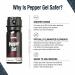 SABRE Tactical Pepper Gel With Belt Holster For Easy Carry, Maximum Police Strength OC Spray, Quick Access Flip Top Safety, Tactical Design For Security Professionals, 18 Bursts, 18-Foot Range - Buy Online on GoSupps.com