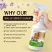Natural Wall Cleaner Spray - 24oz Lavender Stain Remover for Painted Walls Ceilings Cabinets & More - Effective Dirt Dust Odor & Grease Remover - Multipurpose Cleaning Solution - Buy Online on GoSupps.com