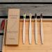 Eco-Friendly Wooden Toothbrushes | Soft Charcoal Bristles | Portable Travel Toothbrush for Men & Women in 4 Colors Tongfeng - Buy Online on GoSupps.com