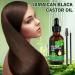 Organic Jamaican Black Castor Oil - Cold Pressed Unrefined for Hair Growth Face & Eyelashes | 60ml Glass Bottle - Buy Online on GoSupps.com