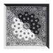 $averPak BodyForge & InsectGuard - Permethrin Treated Mosquitoes, Flies, Ticks & More Insect Repellent Bandanna Headband Scarf Split Paisley (Black/White)